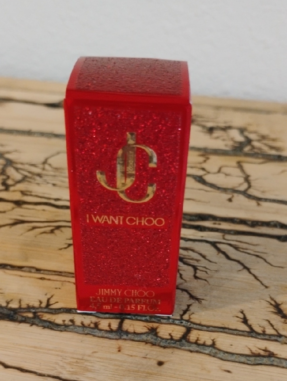 Jimmy Choo Red Glitter Mini Dabber Perfum. 4.5 Ml Edp